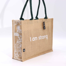 5x Torba Jutowa Hop Hare - I am Strong