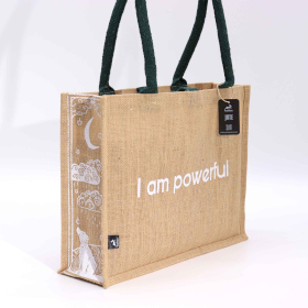 5x Torba Jutowa Hop Hare - I am Powerful