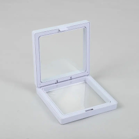 10x Duża Ramka 3D Floating Frame 11x11 cm - Biała