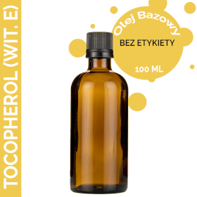 10x Olej Bazowy z Witaminą E (Tocopherol) 100 ml - BEZ ETYKIETY