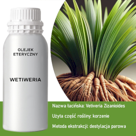 Olejek Eteryczny 0.5 kg - Wetiweria