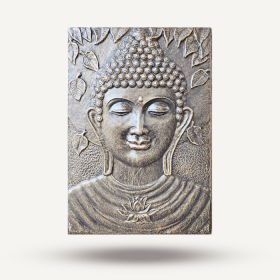 Duży Relief Budda Antyczny Złoty - 0.7x1 m