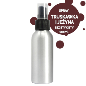 6x Spray Zapachowy 100 ml - Truskawka i Jeżyna - BEZ ETYKIETY